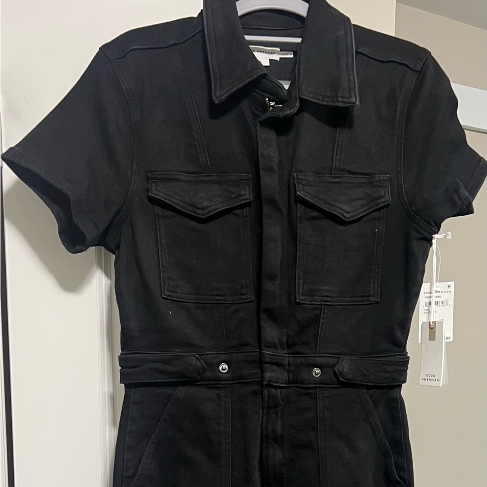Good American Fit For Success Black Jumpsuit - Sold Out